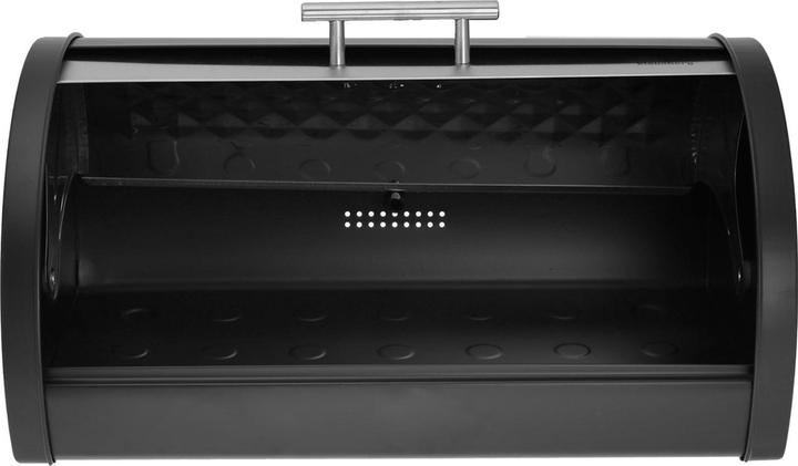 Actual product image Klausberg Bread bin with lid, stainless steel, silver-black
