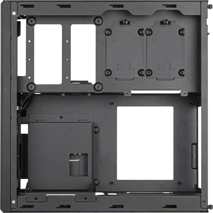 Image du produit Silverstone SST-ML12B Milo Slim HTPC Slim & compact Mini-ITX Computer Case (Mini-ITX)