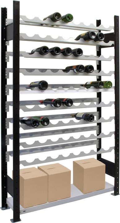 Produktbild Schulte Regalwelt Weinregal Grundregal Schulte 1800x1000x250 mm fr 72 Flaschen (100 x 25 x 180 cm)