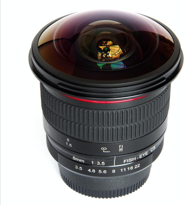Image du produit Meike 8mm f/3.5 MFT (Micro Four Thirds, APS-C / DX)