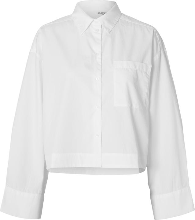 Produktbild Selected Femme Slfastha Ls Cropped Boxy Shirt Noos (40)
