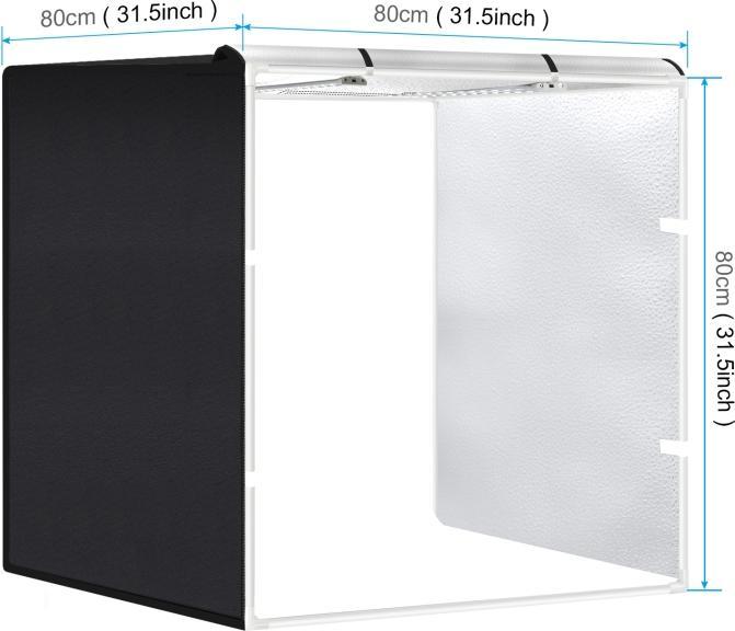 Produktbild Puluz Fotostudio mit integrierter LED Beleuchtung (Aufnahmebox)