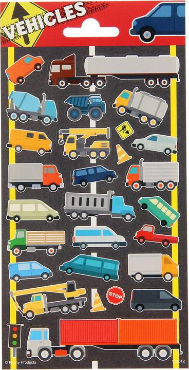Totum stickervel Fahrzeuge