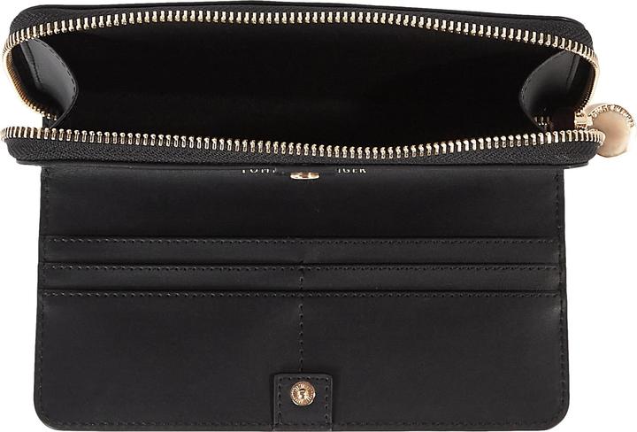 Actual product image Tommy Hilfiger TH Chic Large Zip Around Wallet Black