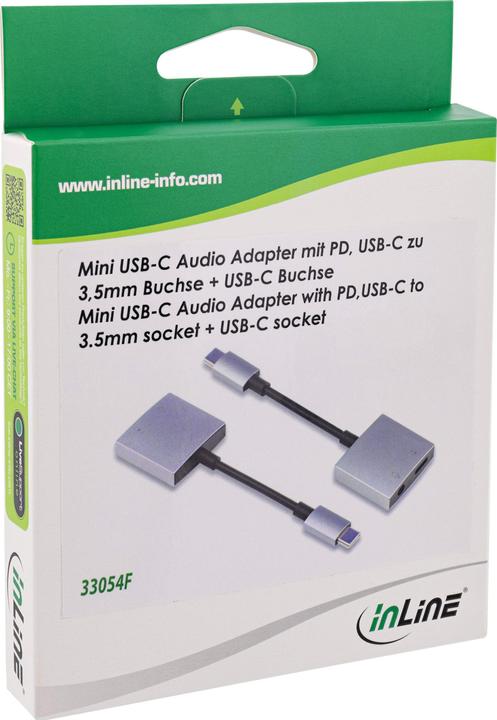Produktbild InLine USB-C Audio Adapterkabel (Kamera Konverter)