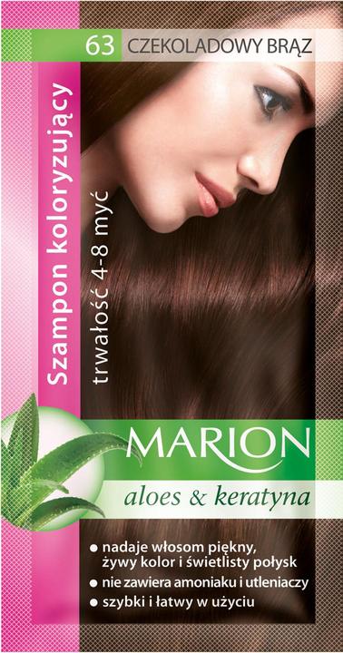 Immagine prodotto Marion Pagine coloranti Shampoo, 63 marrone cioccolato, 40 ml (hit) (40 ml)