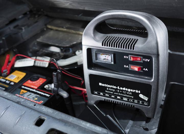 Actual product image HP Autozubehör Car charger battery (12V, 6V, 8 A)