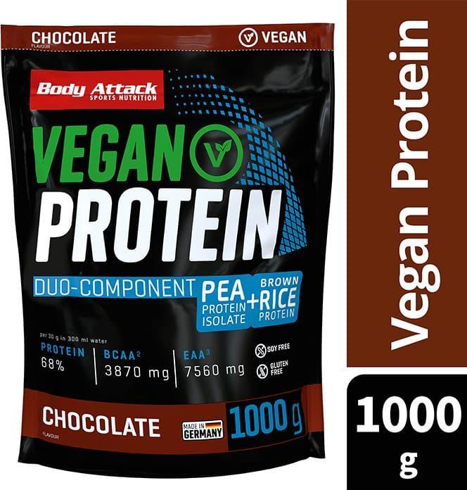 Immagine prodotto Body Attack Proteine vegane (Cioccolato, 1 pz., 1000 g)