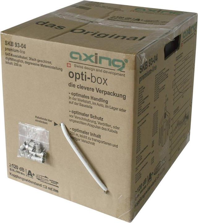 Produktbild Axing SKB 94-04 Koax 250 m (110 dB, Antennenkabel)