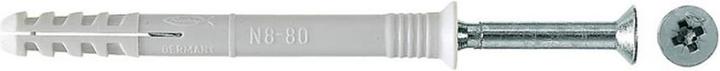 Actual product image Fischer Nail plug N 8 x 80/40 S 80 mm (100 pcs.)