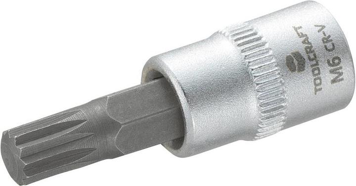 Produktbild Toolcraft Innen-Vielzahn (XZN) Steckschl (6 mm)