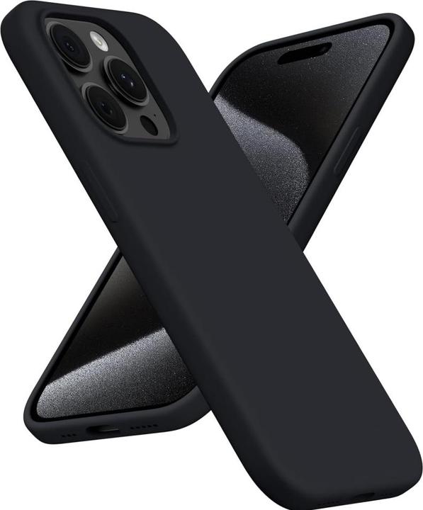 Screenguard Etui en silicone liquide (Apple iPhone 15 Pro Max)