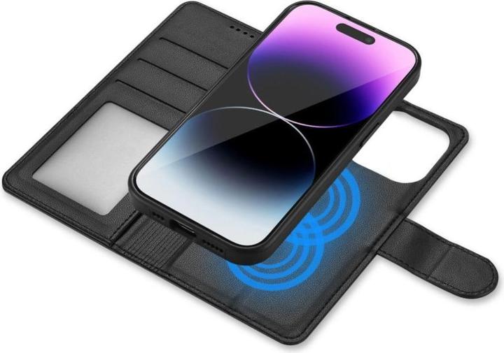 Actual product image Tech-Protect Wallet Magsafe iPhone 12 / 12 Pro Black (Apple iPhone 12)