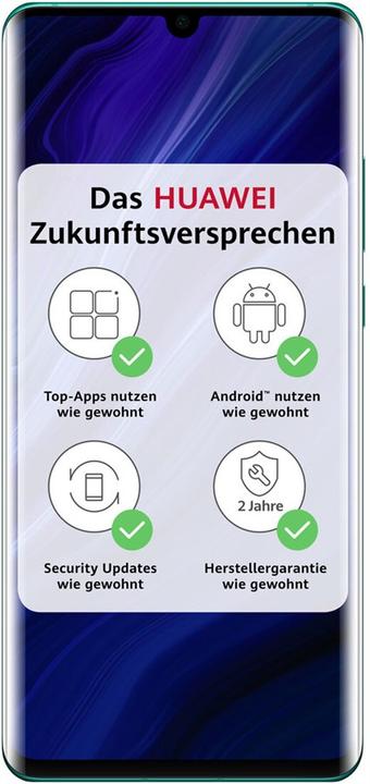 Actual product image Huawei P30 Pro New Edition (256 GB, Aurora Blue, 6.47", Hybrid Dual SIM, 40 Mpx, 4G)