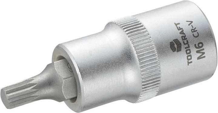 Toolcraft Innen-Vielzahn (XZN) Steckschl (6 mm)