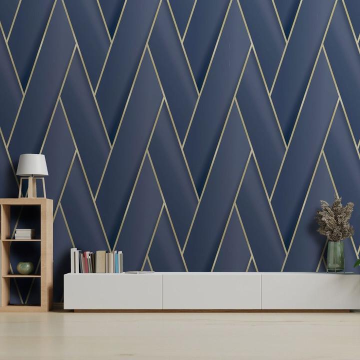Actual product image Universal Textiles Armando Herringbone Wallpaper (53 x 1000 cm)