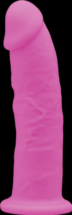 Image du produit Silexd - Modèle 2 Pénis Réaliste Premium Silexpan Silicone Rose Fluo 15 cm
