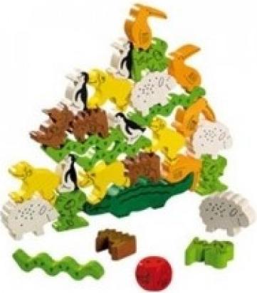 Image du produit Haba Jeu de plateau 'Pyramide d'animaux'. Version en grec 3212 de 5 ans et plus (Grec)