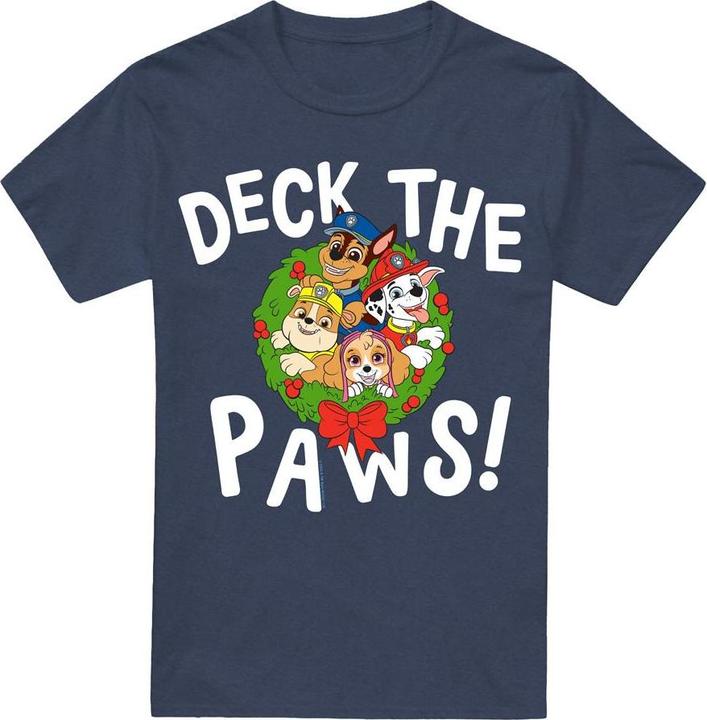 Produktbild Paw Patrol Deck The Paws TShirt weihnachtliches Design (M)