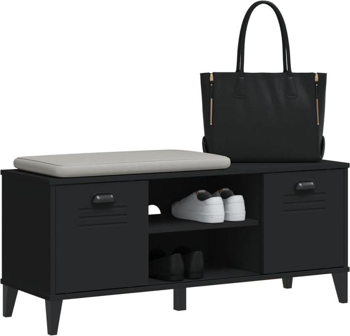 Productafbeelding VidaXL Schoenbank VIKEN (106 x 35 x 45 cm)
