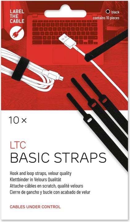 Image du produit Label-the-cable Sangles de base LTC (Serre-câbles velcro, 170 mm, 10 pcs)