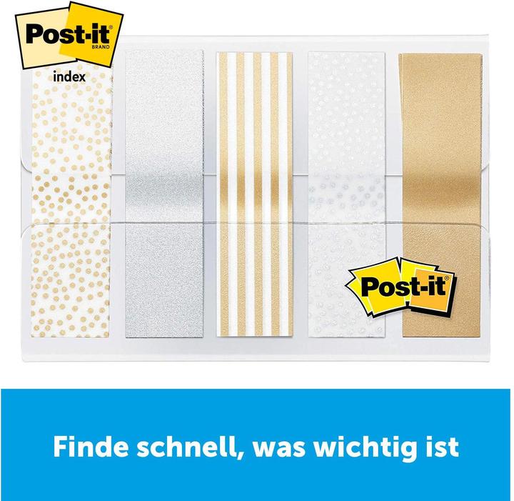 Produktbild Post-it Index Mini Metallic (1 x 7 x 14.5 cm)