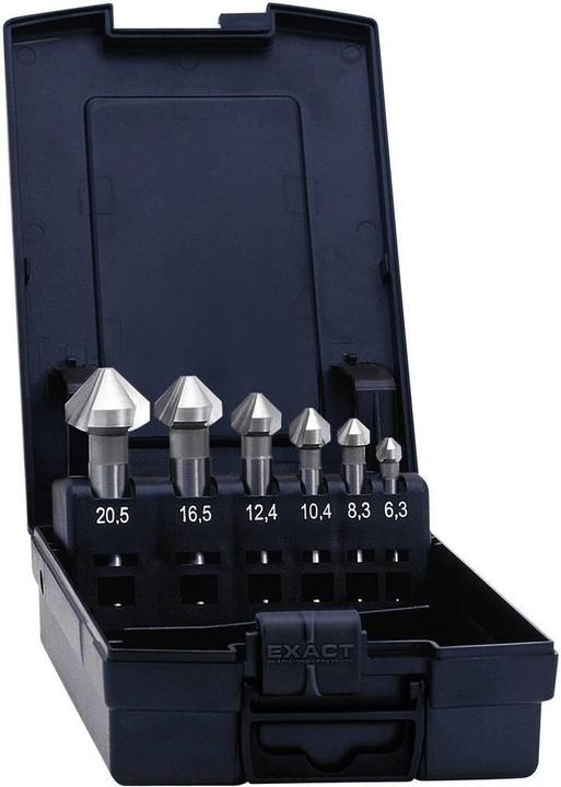 Exact Jeu de fraises 6.3 mm, 8.3 mm (16,5 mm, 10,4 mm, 12,4 mm, 8,3 mm, 20,5 mm, 6,3 mm)
