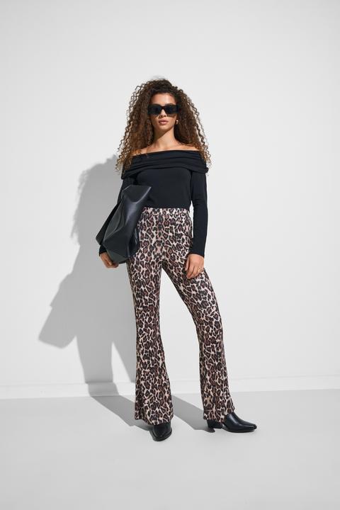 Only Onlanna Rib Flared Aop Legging Cs Jrs