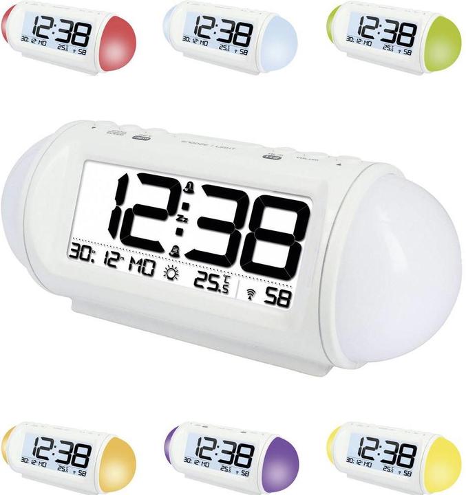 Image du produit Technoline Réveil radio WT 499 Blanc Alarme