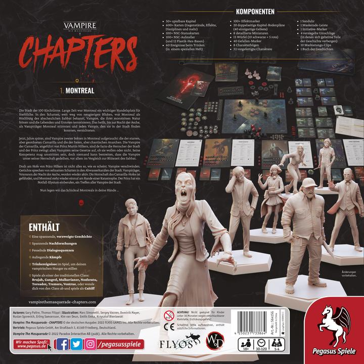 Actual product image Pegasus Vampires: The Masquerade, board game, 1-4 players, from 18 years, DE version (German)
