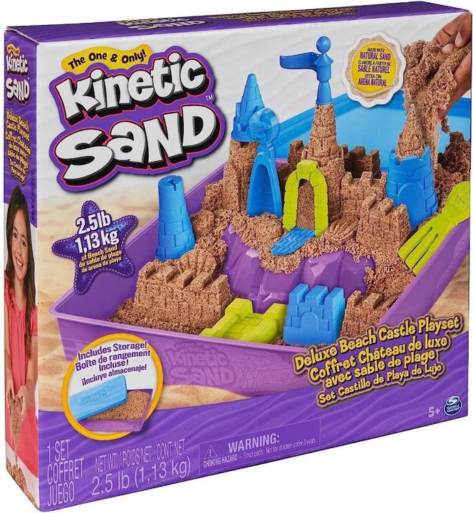Actual product image Spin Master Kinetic Sand Deluxe Beach Fun Play Set