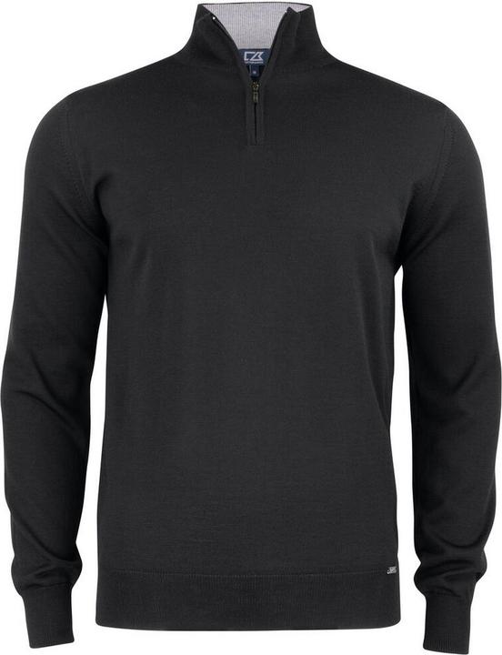 Cutter & Buck Everett Sweatshirt mit kurzem Reissverschluss