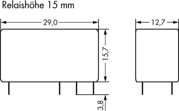 Image du produit Wago Relais pour circuit imprimé 24 V/DC 8 A 2 voies