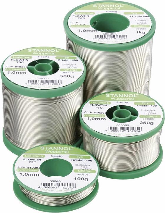 Produktbild Stannol Lötzinn, bleifrei Spule Flowti (Lötzinn)