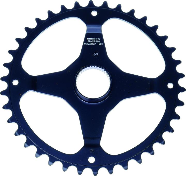 Actual product image Shimano Chainring STEPS SM-CRE50 44 teeth 46.5 mm chainline with double trousers (44)
