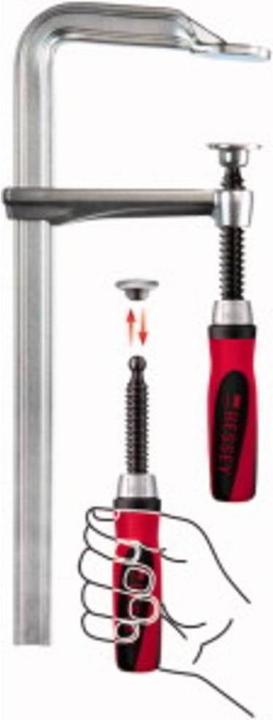 Actual product image Bessey All steel screw clamp GZ-2K (1250 mm)