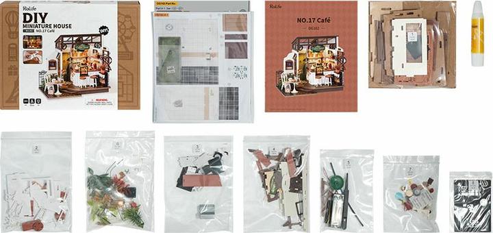 Actual product image Robotime Coffee Shop