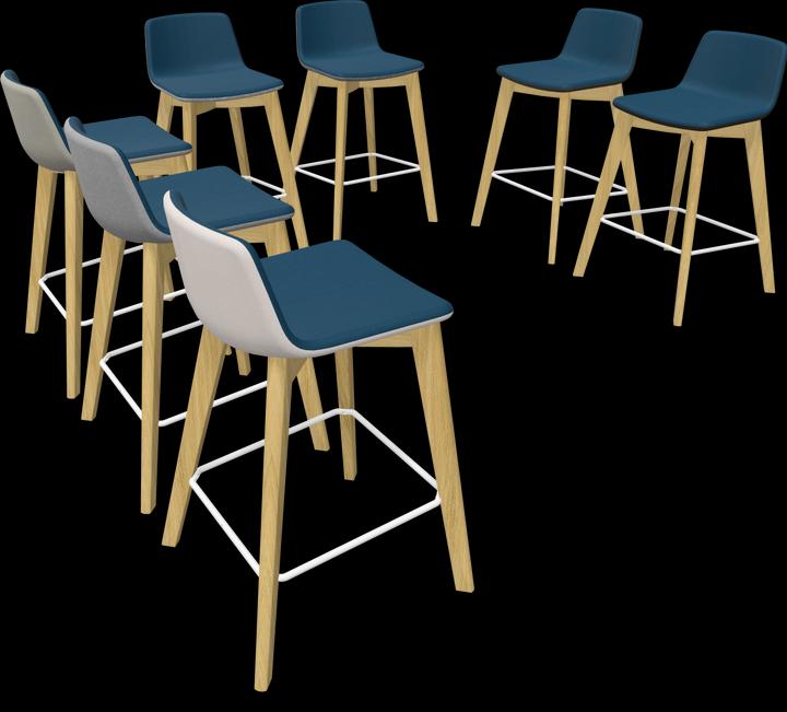 Actual product image Narbutas Twist & Sit Bar Stool
