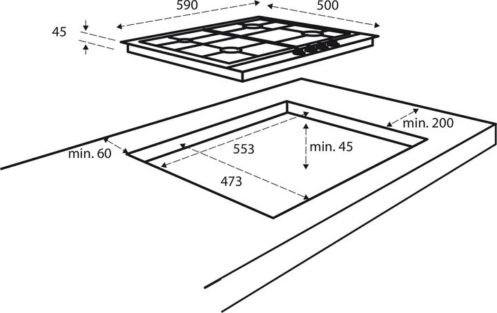 Image du produit Inventum IKG6011RVS