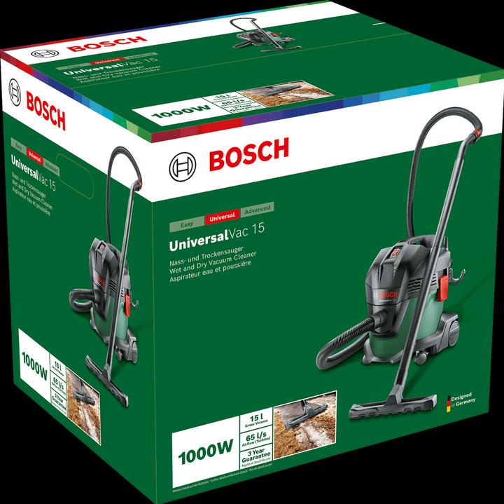 Produktbild Bosch Home & Garden Nass- und Trockensauger UniversalVac 15 (Nass-Trockensauger)