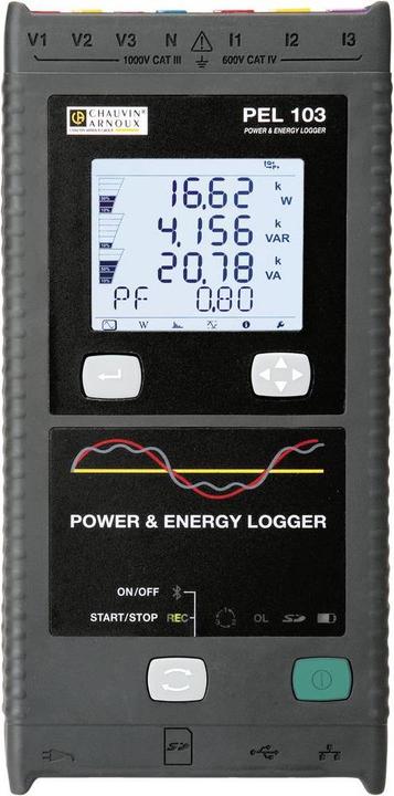 Image du produit Chauvin Arnoux PEL103 Enregistreur de puissance et d'énergie, N (Mallette d'instruments de mesure)