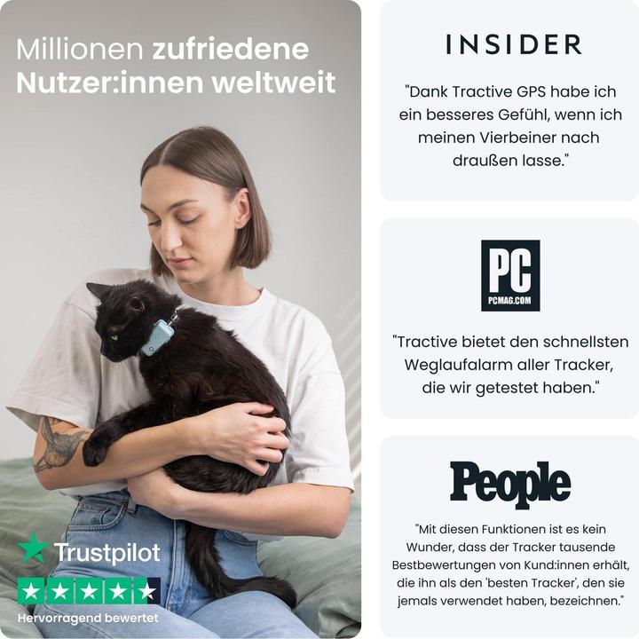 Productafbeelding Tractive GPS CAT Mini - mint (Eén maat voor iedereen, Kat, Algemeen)
