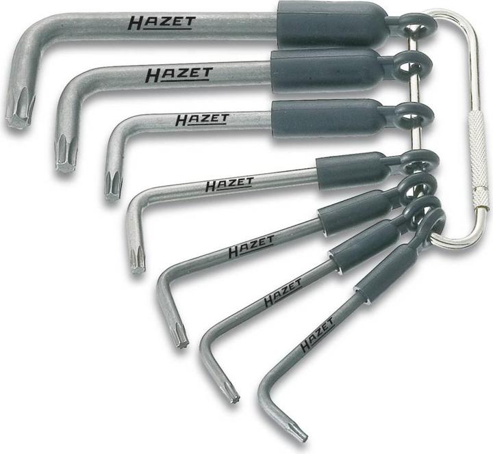 Actual product image HAZET Offset screwdriver set 2115-T/7R ∙ Inside TORX profile ∙ T8 ∙ T10 ∙ T15 ∙ T20 ∙ T25 ∙ T30 ∙ … (T-section)