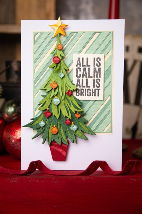 Image du produit Sizzix Thinlits pochoir de perforation "Trim a Tree Colorize by Tim Holtz".