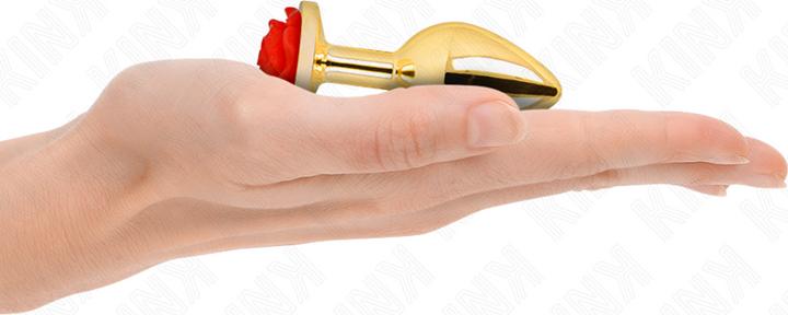 Image du produit Kink - Plug Anal Gold Rose Rot Grã–Sse S