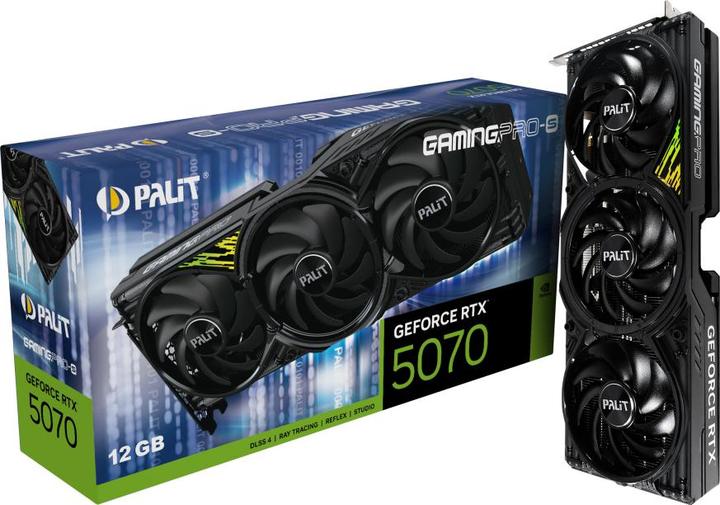 Productafbeelding XpertVision Palit RTX5070 TI GamingPro-S 16GB GDDR7 HDMI 3xDP (16 GB)
