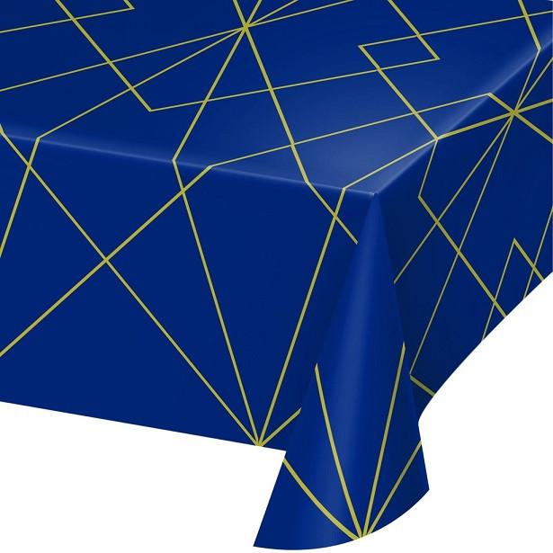 Produktbild Creative Party Nappe de table Bleu Marine et Or