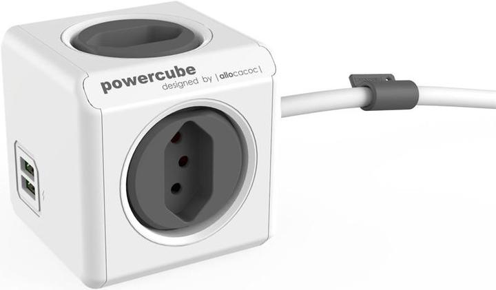 Actual product image Allocacoc PowerCube Extended USB S+ (4 x, USB-A, Type 13, 1.50 m)