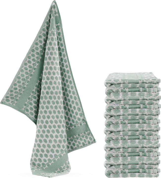 Produktbild Aspero 12 Frotte Baumwoll Geschirrtücher (50 x 70 cm)