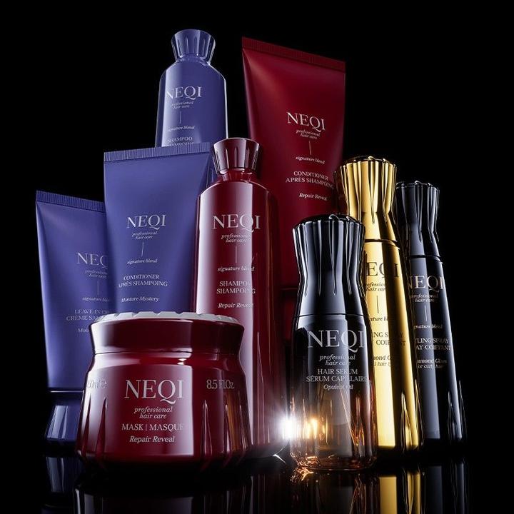 Image du produit Neqi Shampooing Moisture Mystery Hydratation profonde pour cheveux secs et cassants Soins professionnels (330 ml, Shampoing liquide)